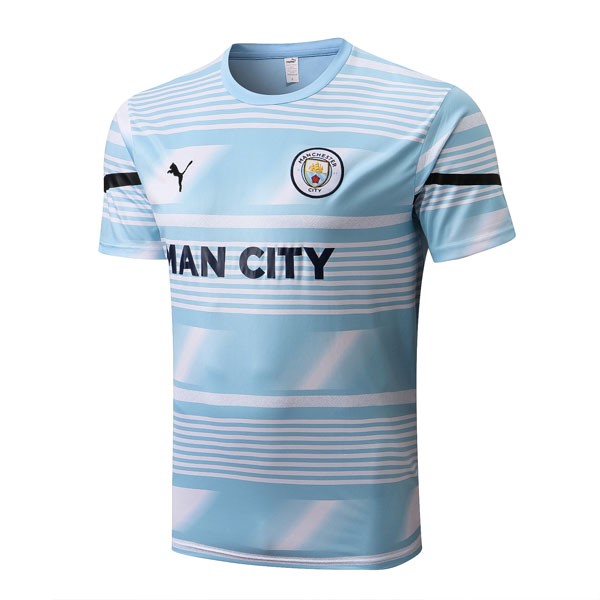 Maglia Formazione Manchester City 2022-2023 Blu